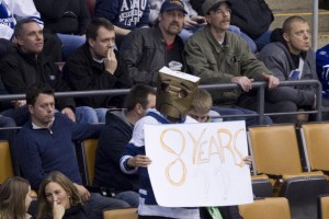 Disappointed Maple Leafs Fan